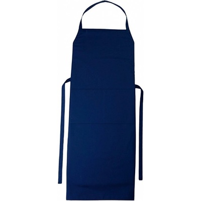 CG Workwear Zástěra Verona s laclem a kapsou 90x75 cm modrá námořní CGW1146