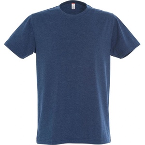 CLIQUE NEW CLASSIC-T / Мъжка памучна тениска с обло деколте - син меланж XXL (679360l1905)