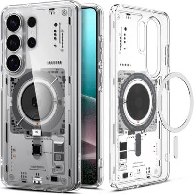 Spigen Samsung S26 Ultra SPIGEN ULTRA HYBRID ZERO ONE пластмасов протектор за телефон, удароустойчив, рамка с балонче, TRANSFER (ACS11206)