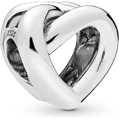 Pandora Stříbrný korálek Propletené srdce 798081