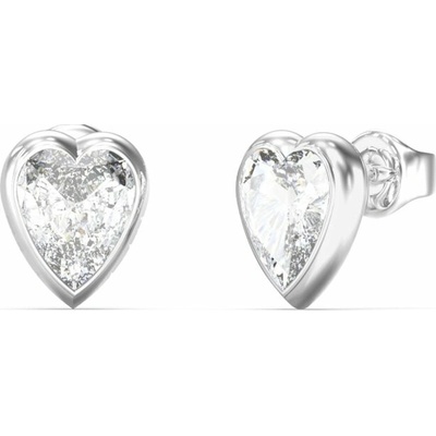 Guess Crystal Love náušnice JUBE06361JWRHT/U