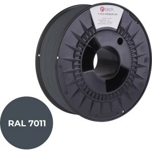 C-Tech 3DF-P-PETG1.75-7011 3D филамент, PREMIUM LINE, PETG, RAL7011, 1, 75mm, 1000g, Стоманено сив (Steel grey) (3DF-P-PETG1.75-7011)