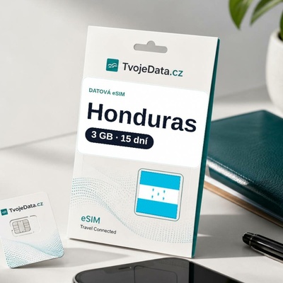 eSIM Honduras 3 GB / 14 dní - Honduras E25E9D