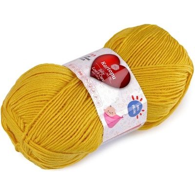 Pletací příze Baby Love a Care 100 g Varianta: 23 (1321) hořčicová, Balení: 1 ks 49576/120717/239040