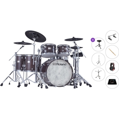 Roland VAD716 Premium SET Gloss Ebony Комплект електронни барабани (VAD716-GE KIT-PREMIUM-SET)