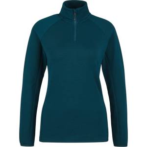 Heber Peak Дамски вълнен пуловер Heber Peak Women's MerinoBlend SaplingHe. II Half Zip Jumper - Steel Navy (105-6172-0313)