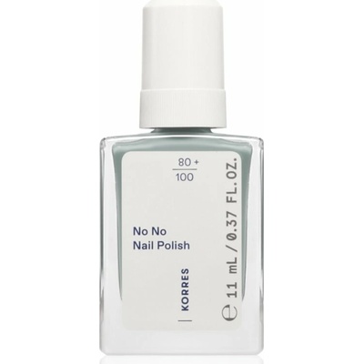 Korres No No Nail Polish ošetrujúci lak na nechty odtieň 85 Sage Green 11 ml
