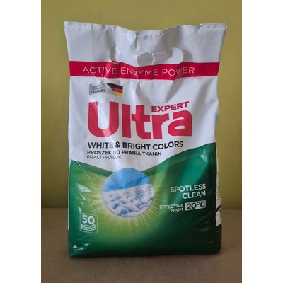 Ultra Expert White & Bright Colors prací prášek 3,25 kg 50 PD