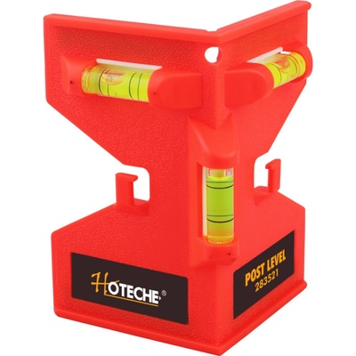 Hoteche na stĺpiky s 3 libelami ABS plast 283521