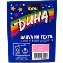 IDEAL DUHA farba na textil ružová 15g