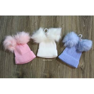 Soft Touch Плетена шапка, различни цветове, 0/12 м