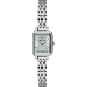 Daniel Klein DK. 1.13913-3 Дамски часовник, Сребрист- Син циферблат, Верижка от неръждаема стомана