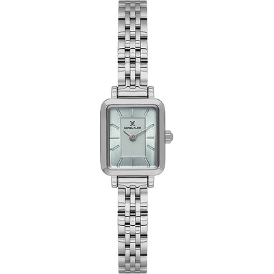 Daniel Klein DK. 1.13913-3 Дамски часовник, Сребрист- Син циферблат, Верижка от неръждаема стомана