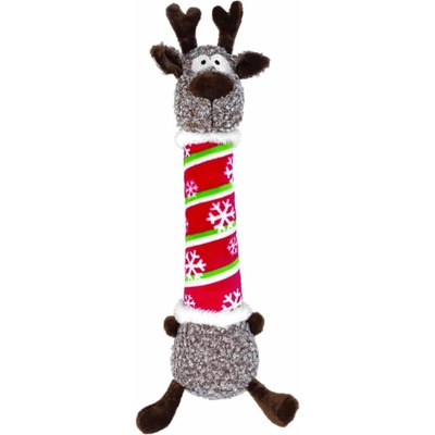 Kong Dog Holiday Shakers Luvs Reindeer s pískatkom polyester M