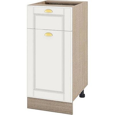 ИРИМ Долен кухненски шкаф с врата и чекмедже Сити МФ-Бяло мат-09-24 40 см десен