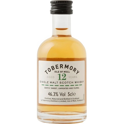 Tobermory 12y Mini 46,3% 0,05 l (čistá fľaša)