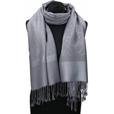 Cashmere dámská zimní šála Klean tmavě šedá