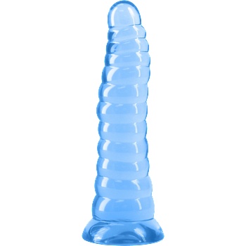 ostatní Гел дилдо със смукателна чаша Fantasia Nymph (19 см), синьо