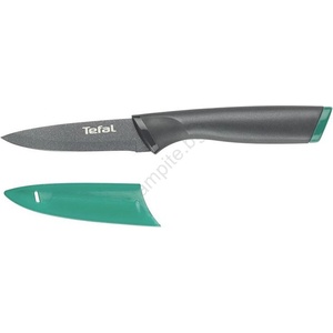 Tefal - Нож за рязане от неръждаема стомана FRESH KITCHEN 9 см сив/зелен (GS0165)