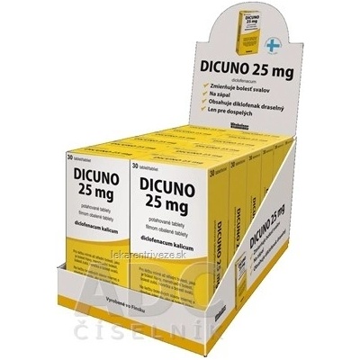 Dicuno 25 mg filmom obalené tablety tbl.flm.12 x 30 x 25 mg