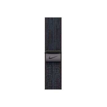 Apple Watch 46mm Nike Sport Loop: Black/Blue Nike Sport Loop (myjd3zm/a)