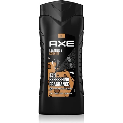 AXE Collision Leather + Cookies душ гел за мъже 400ml