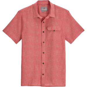 Royal Robbins Мъжка риза с копчета Royal Robbins Hempline Spaced S/S Shirt - Dusty Cedar - размер XL (033-2706-0514)