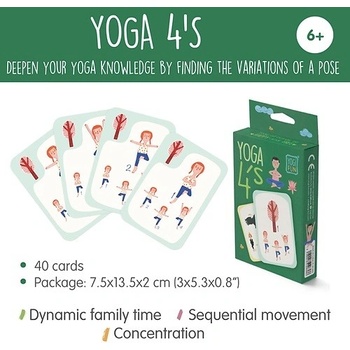 Pohybová hra karty Jógové pozície pre deti Yogi Fun