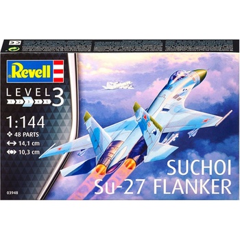 Revell Plastic ModelKit letadlo 03948 Su-27 Flanker 1:144