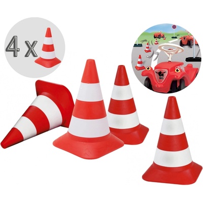 BIG Dopravné kužele 4 ks
