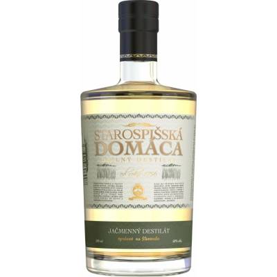 Starospišská Domáca Jačmenný Destilát 50% 0,5L (čistá fľaša)