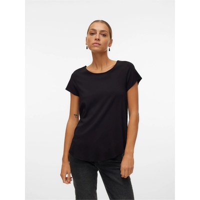 Vero Moda Тениска Vero Moda Women's Bella Short-Sleeve Regular Fit T-Shirt - Black