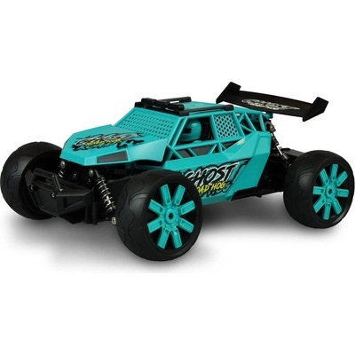 Popron.cz GHOST piesočné BUGGY RTR 2,4GHz proporcionálne VEDENIE TYRKYSOVÁ 1:12