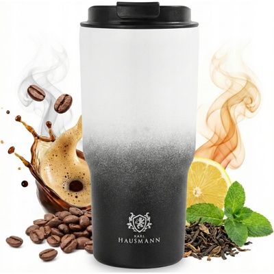 Karl Hausmann termohrnek nerezová ocel 560 ml černá bílá