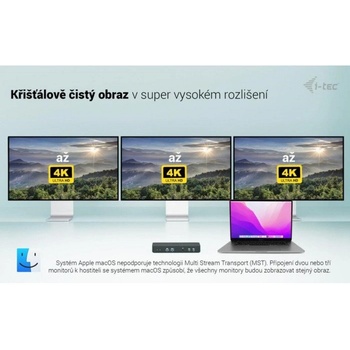 i-tec C31INTGTRI4KDOCPDCH докинг станция Жичен USB 3.2 Gen 1 (3.1 Gen 1) Type-C Черен (C31INTGTRI4KDOCPD) (C31INTGTRI4KDOCPD)