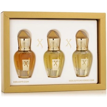 Xerjoff Discovery Set III подаръчен комплект: парфюм Alexandria II 15 ml + парфюм Golden Dallah 15 ml + EDP Naxos 15 ml унисекс