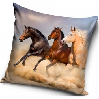 Carbotex Vankúš Divoké kone 40 x 40