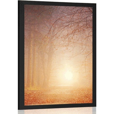 Plakát les v pohádkových barvách - 20x30 black