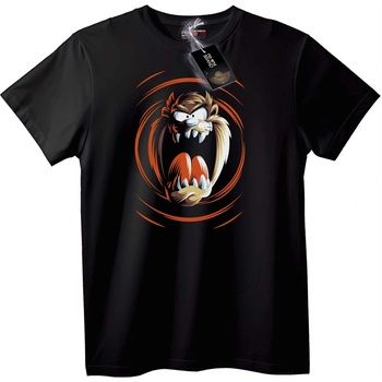NOONEBRAND Тениска с див карикатурен лъв - 2XL, Black
