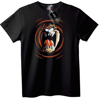 NOONEBRAND Тениска с див карикатурен лъв - 2XL, Black
