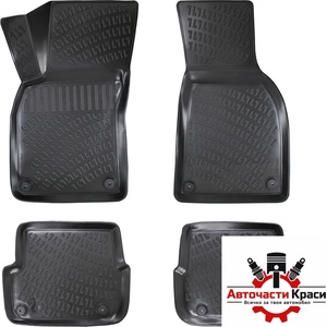 Rizline Гумени стелки RizLine съвместими с Audi A4 B6 / B7 2001-2006 - avtochastikrasi