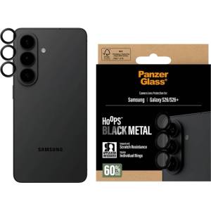 Panzer Стъклен Протектор за камера PanzerGlass Hoops Lens Protector за Samsung Galaxy S26 / S26 Plus, черен (5715685034923)