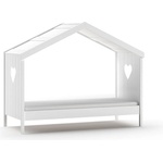 VIPACK Бяло легло за къща 90x200 cm Amori - Vipack (AMCB9014)