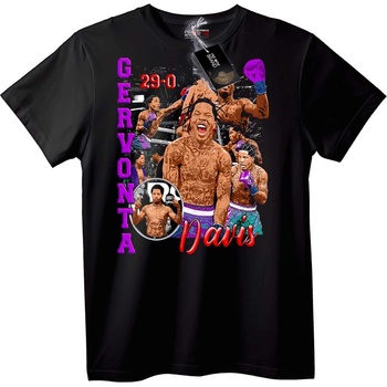 NOONEBRAND Тениска Gervonta Davis 29-0 Бокс - S, White