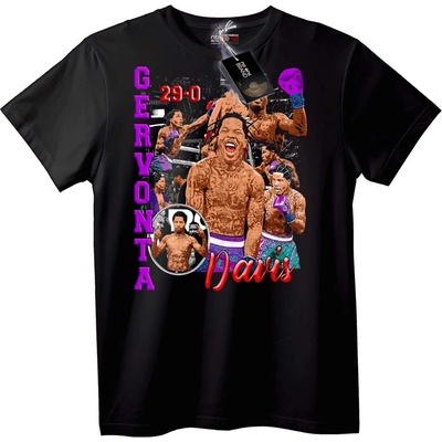 NOONEBRAND Тениска Gervonta Davis 29-0 Бокс - S, White