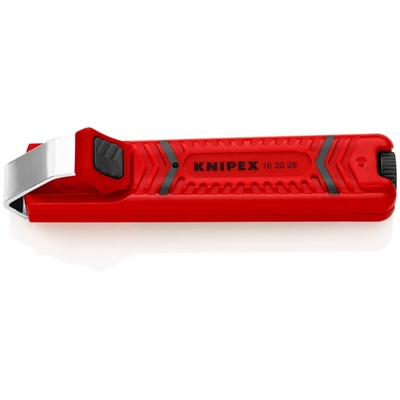 KNIPEX Кабелен нож, за изолация Ø8-28мм, червена ръкохватка (k162028sb)