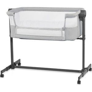 KinderKraft Бебешко легло регулируемо Nestee Up2 Light Grey (KLNEE002LGR0000)