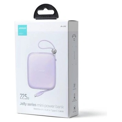 Joyroom Jelly Series JR-L002 10000mAh fialová