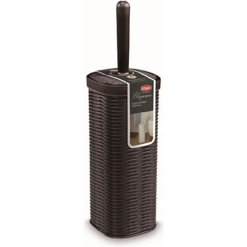 Stefanplast WC souprava Elegance ratan tmavě hnědá 40 x 11,5 x 11,5 cm