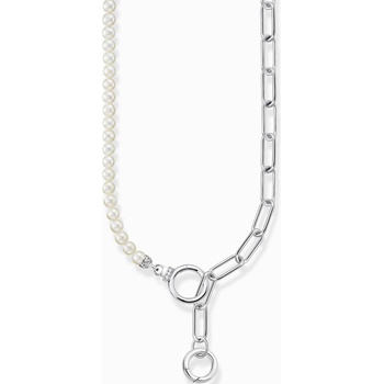 Thomas Sabo KE2193-167-14 Ladies necklace freshwater pearls & link chain, adjustable, Жени